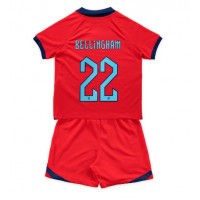 Engleska Jude Bellingham #22 Gostujuci Dres za djecu SP 2022 Kratak Rukav (+ Kratke hlače)